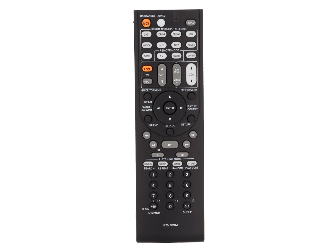 Mando a Distancia de Repuesto para Receptores Av Onkyo Tx Sr506 Tx Sr506s Sr576 Sr576s Rc 709m
