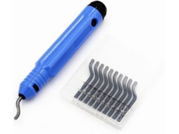 Ferramenta de Desbaste Portátil Nb1100 com 10 Lâminas de Reposição, Aço Inoxidável, Alumínio, Plástico | S/MARCA