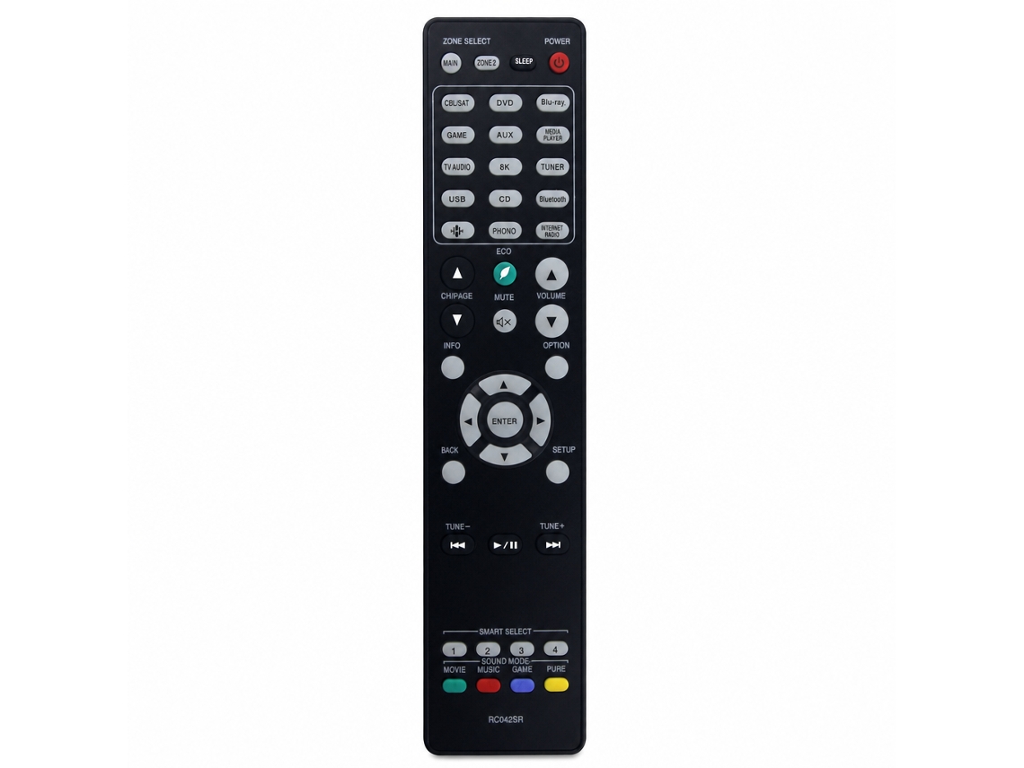 Comando Remoto Compatível Com Recetor Av Marantz Rc042sr
