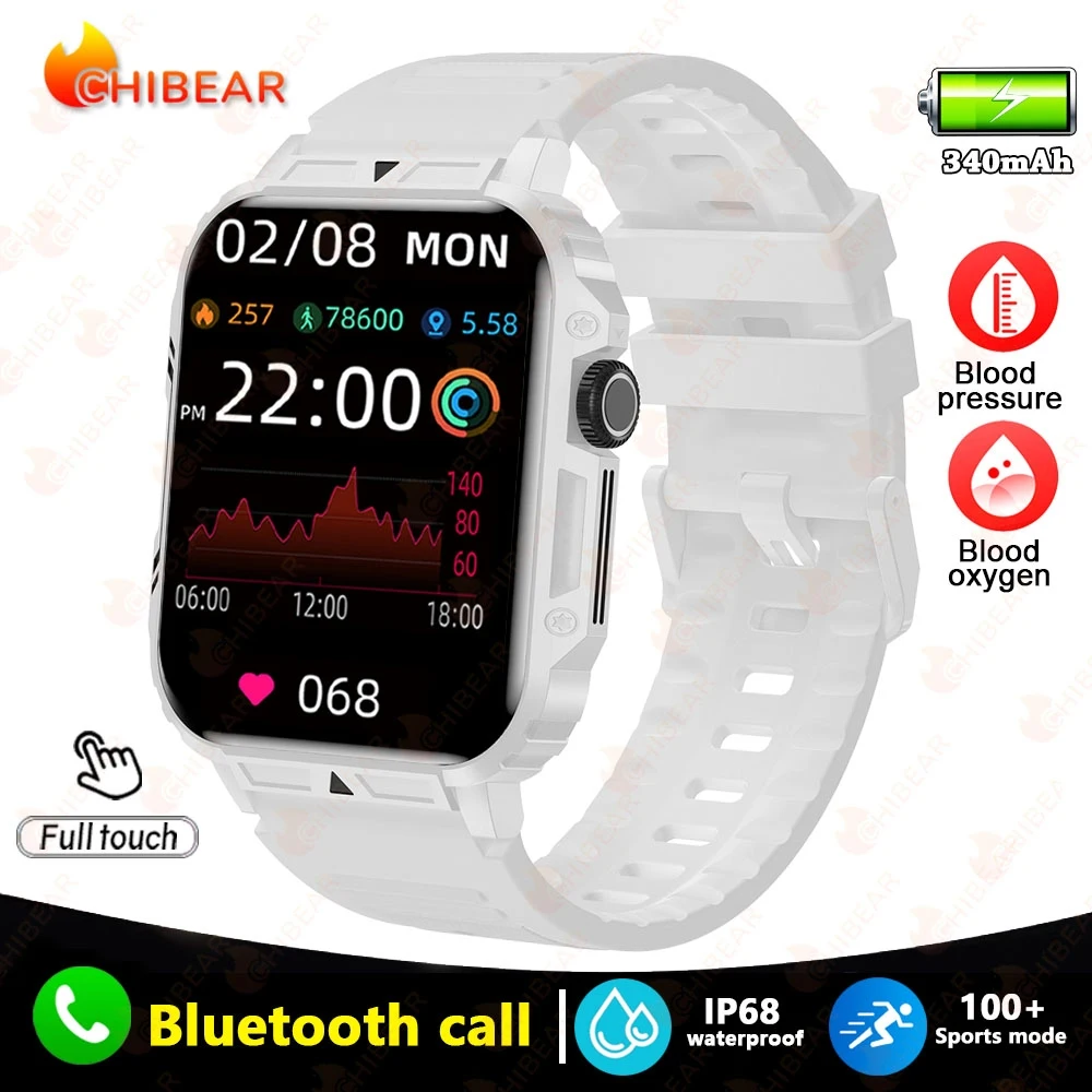 (prateado) Smartwatch, Gps, Monitoramento De Saúde, À Prova D'água, Voz Com Ia, Chamadas Bluetooth
