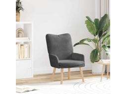 Vidaxl Poltrona Cinza Escuro 63 X 67 X 94 Cm Tecido