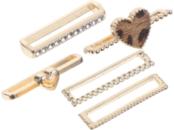 Conjunto De 5 Enfeites De Silicone Para Pulseira De Relógio, Delicados E Leves, Acessórios Elegantes Gokoco