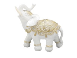 Estátua De Elefante (decoração Resina Sortuda)