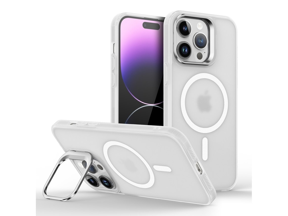 Zsanfs Capa Para Iphone 13, Compatível Com Magsafe, Cor Branco