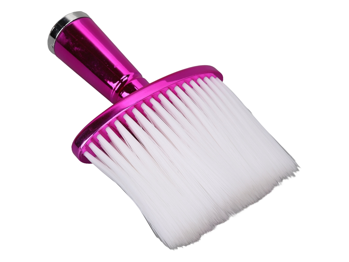 Escova Barber para Pescoço Duster Eletroporada Rosa Soft Light by Mão Para Barbearias E Cortes De Cabelo
