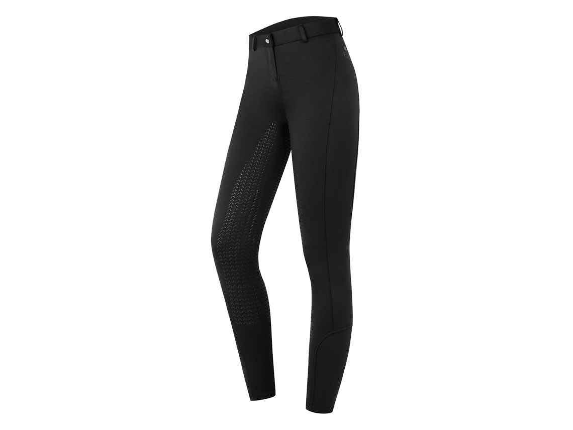 Calças de Equitação com Grip Total Térmicas para Mulher ELT Essential Silikon