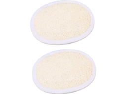 Toalha De Banho De Corda Com Esponjas Esfoliantes De Bucha Vegetal Para Uso No Banheiro Gokoco (2 Peças)