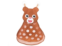 Mali bolsa de Malha para Armazenamento de Brinquedos de Banho para Bebê Urso com Ventosa