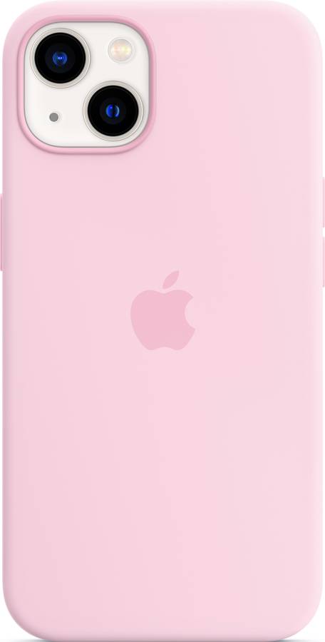 Capa em silicone com MagSafe para iPhone 13 - Giz rosa - Apple (PT)