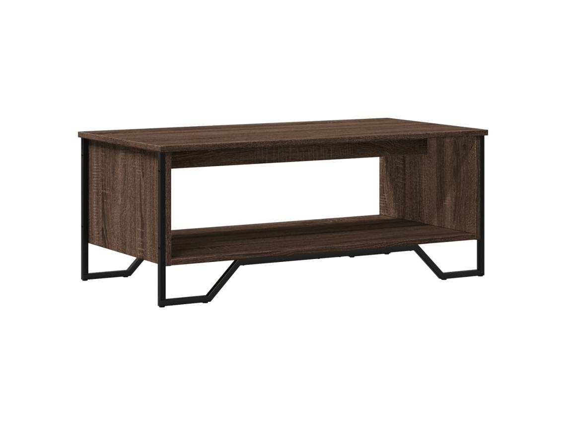 Mesa de Centro Derivados Madeira Carvalho Castanho MAISON EXCLUSIVE 100x51x40 cm