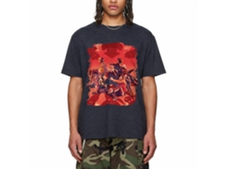 Rockinstone Bill And Ted Shadows Heather Navy Adult T-shirt Size:xxl