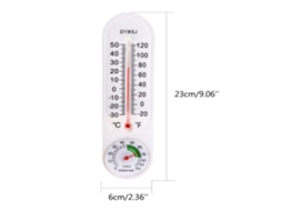 Termômetro Higrômetro Vertical Indoor Parede Residencial Estufa Medidor De Temperatura E Umidade Para Sala Temp 1§2§3 Other