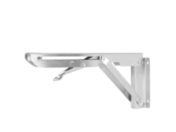 Suporte de Prateleira Primerox, dobrável, aço inoxidável, móvel, 12 polegadas, 2pcs, com parafusos S/MARCA