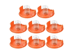 Rc-100-p Para Black Decker Nst1018 Nst1118 8 Tampa Do Carretel 8 Molas Peças Para Cortador De Grama