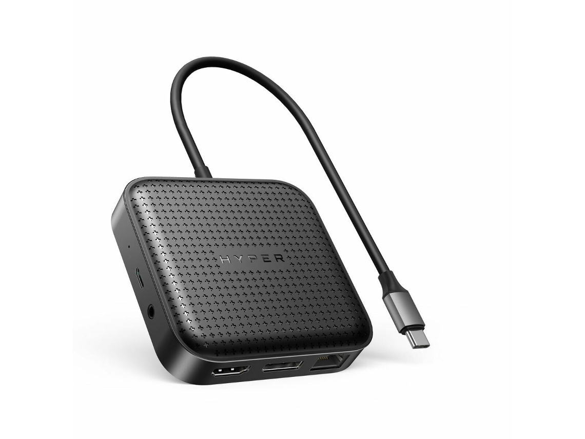 Hub Usb HYPER Hd583-Gl Preto 100 W