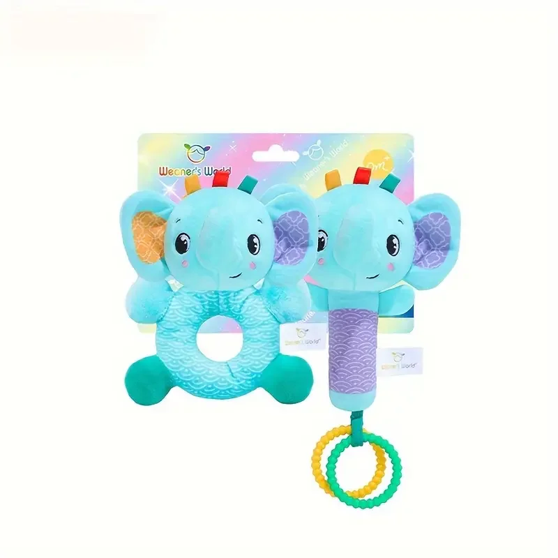 Chocalho De Pelúcia Para Bebê (elefante)