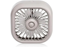 Ventilador De Carro Com Cabeça Dupla E Rotação 360 Graus, Mini Ventilador Usb Para Carro, Ventilador De Verão Com