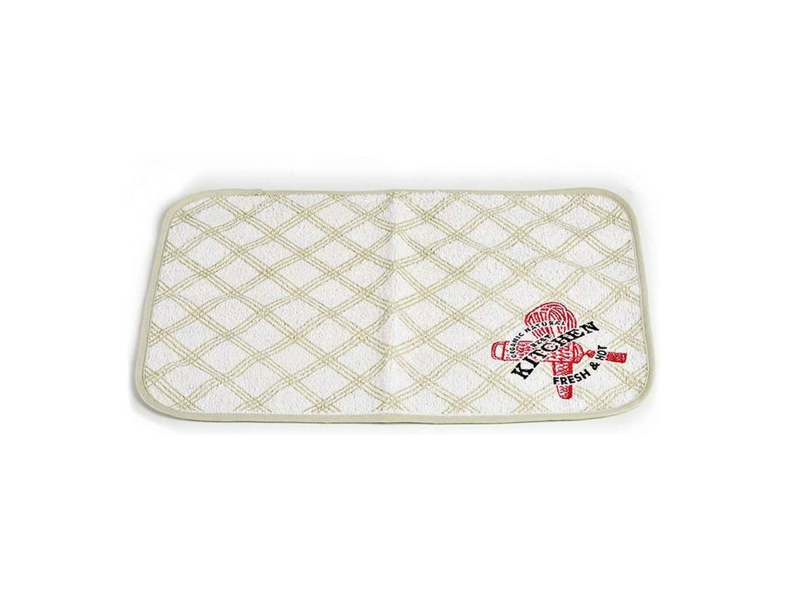 Individual Kitchen Branco Verde (33x0,3x48 cm)