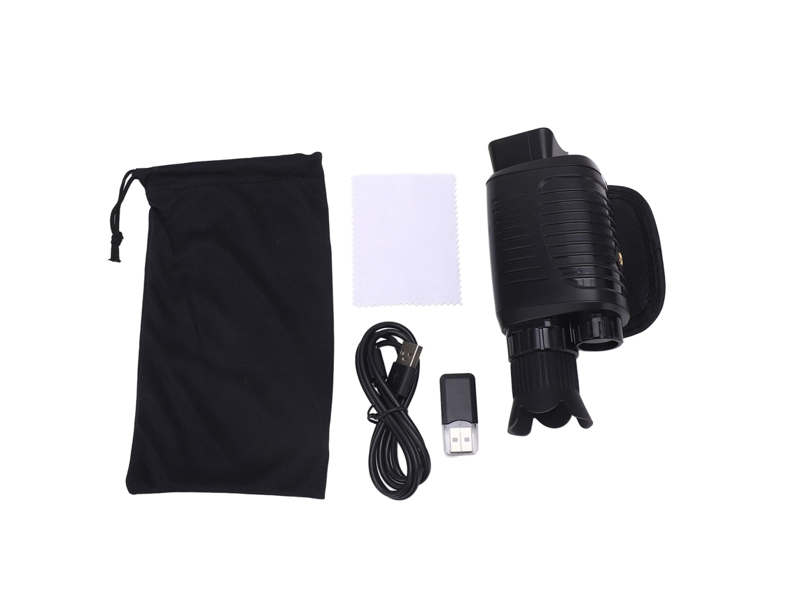 Monocular Mali de visão noturna digital HD 10x, IP54 à prova d'água, com LCD TFT de 1.54 polegadas, para caça e observação S/MARCA