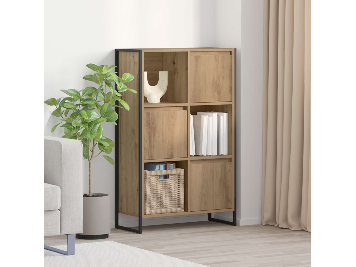Vidaxl Gabinete De Livros 68 X 30 X 108,5 Cm Madeira Processada