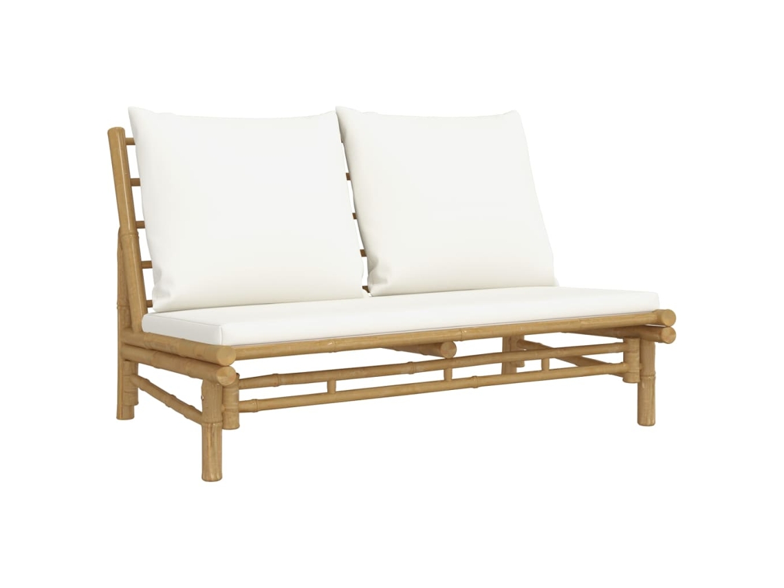 Garden Bench, Garden Benches Vidaxl Creme Bambu (n/a)