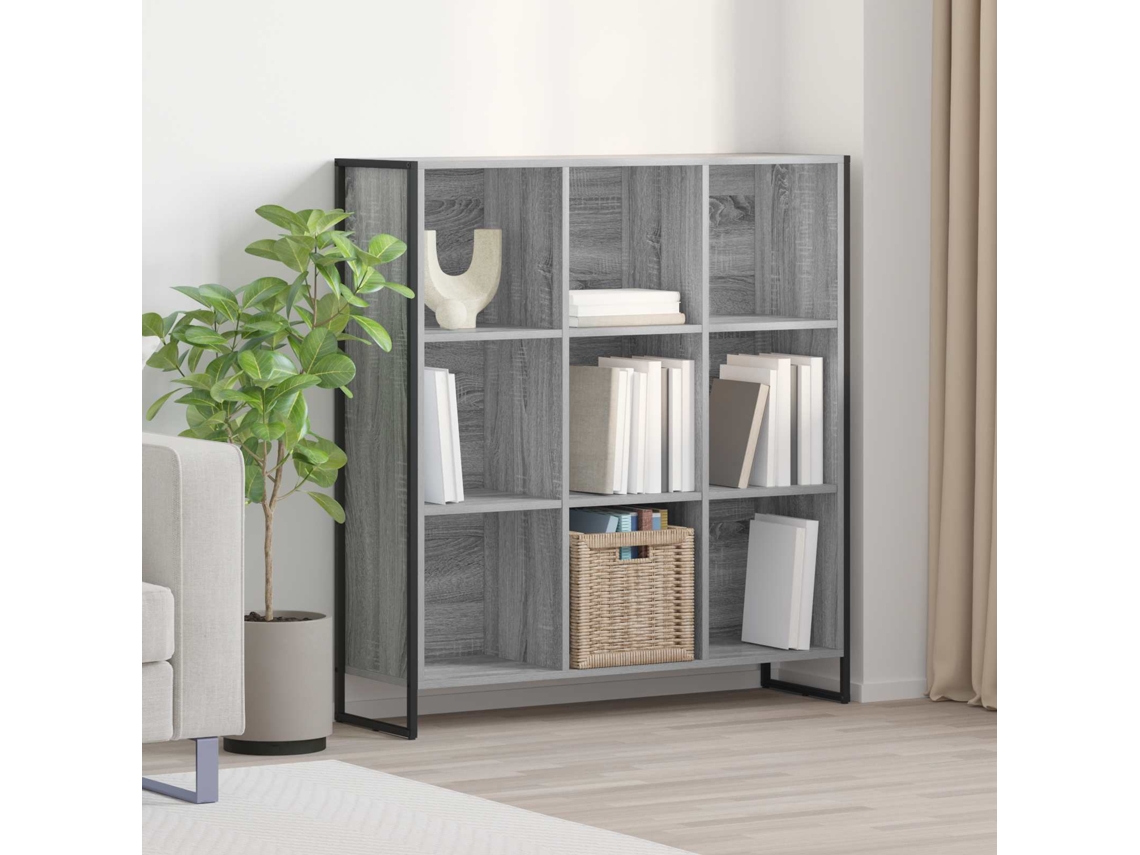 Vidaxl Gabinete De Livros 99,5 X 30 X 108,5 Cm Derivados De Madeira