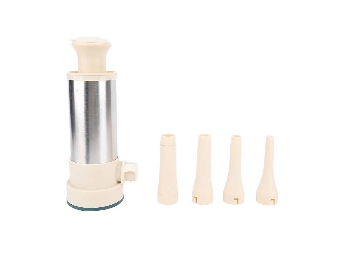 Enchador de Salsichas Manual de Aço Inoxidável Vertical para Casa, Máquina de Encher Carne Prática