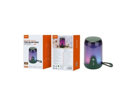 Alto Falante Tws Hifi Com Bluetooth 5.3, Spectrum Light, Suporta Usb/fm/tf , 5w, Bateria Mtk (16g Max)