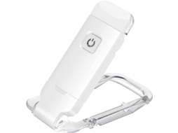 Luz De Leitura Recarregável Via Usb Para Ler Na Cama, Com Design De Clipe, 3 Cores Âmbar E Níveis De Brilho Ajustáveis
