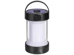 Pacote De Lanterna Portátil Preta Para Acampamento Ao Ar Livre 14x8,5 Cm Lanterna Com Carregamento Solar Olysi Shop