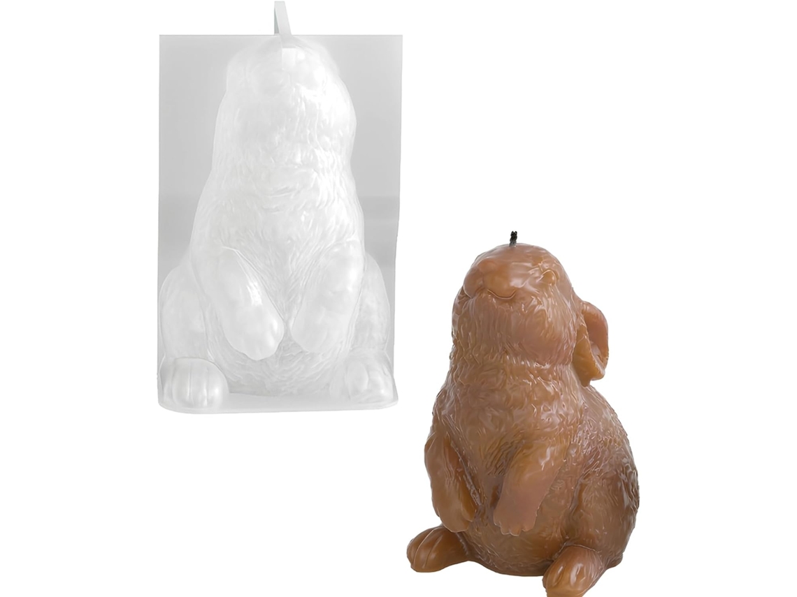 Molde De Silicone Flexível Com Tema De Páscoa, Reutilizável Para Presentes Artesanais, Ferramenta