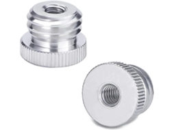Adaptador de Rosca 1/4 para 5/8 para Nível Láser, metal anticorrosivo, 2 peças | S/MARCA