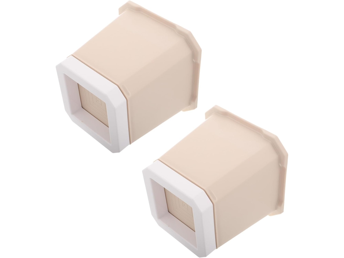 Yardenfun Conjunto De 2 Pés Elevatórios Para Móveis Resistentes Com Almofadas Antiderrapantes E Amortecedoras Ruído Cama