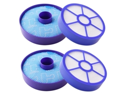 2 filtros de vácuo pré-motor e 2 filtros hepa pós-motor de substituição para dyson dc33 substituir parte 919563-02 e amp; 921616-01