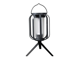 Lanterna Solar Portátil Para Campismo Com Efeito De Chama, Carregamento Usb Recarregável-c, 4 Modos De Luz, Ideal Jardins E Atividades Ao Ar