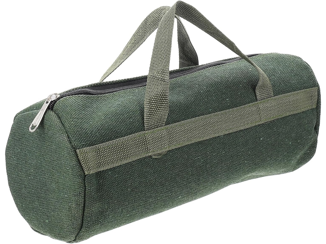 Bolsa portátil Alipis em lona e algodão para ferramentas, com ampla abertura S/MARCA