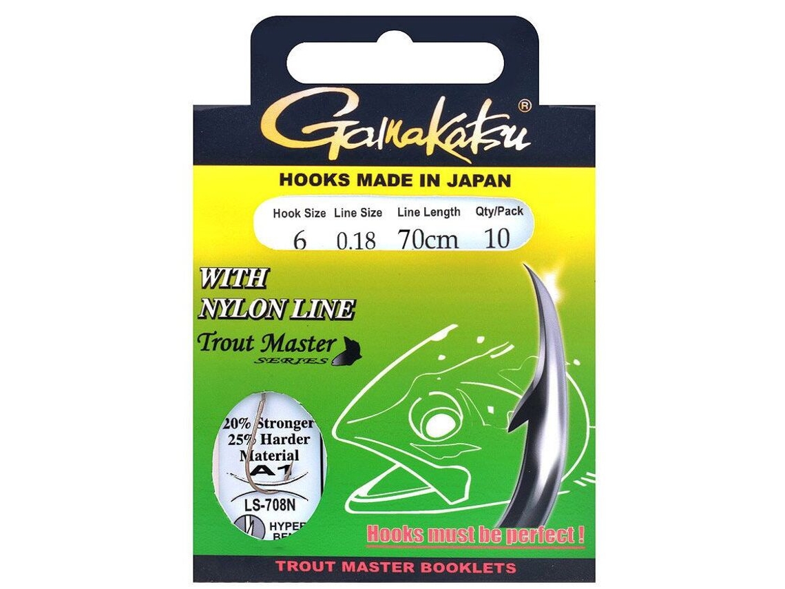 Gancho GAMAKATSU Trout Master Nylon Ls-708
