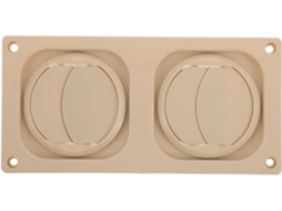 Adesivos Autocolantes Para Água Quente E Fria, 3,5 X 3,5 Cm (1,37 X 1,37 Polegadas),s, Para Torneiras De Cozinha E
