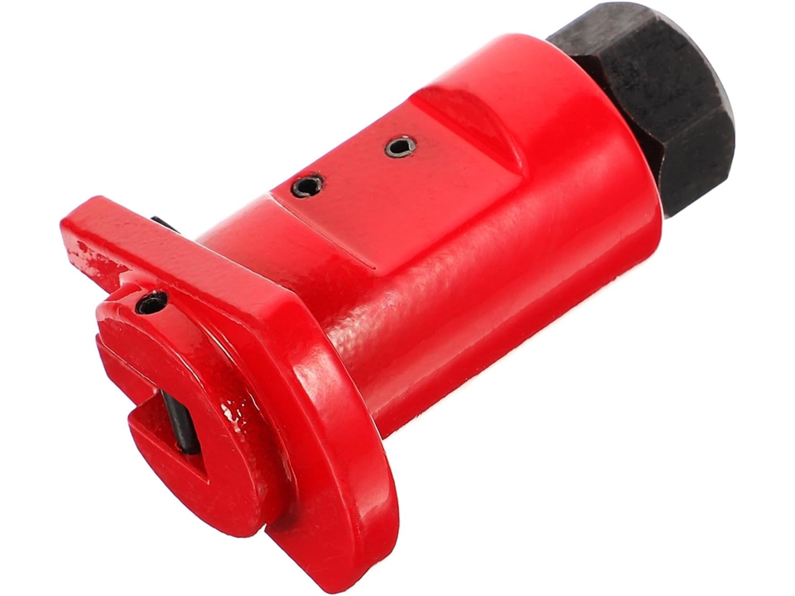 Ferramenta de alto desempenho e confiável em metal vermelho para segurar espaçadores de pernas.