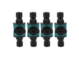 Conector Rápido Mangueira Plástica Anti-vazamento 4pçs Irrigação