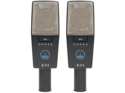 Akg Microfone Condensador C414 Xls Stereo Set