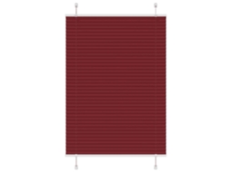 Vidaxl Plissado Cego Bordéus Vermelho 90x150 Cm Largura Tecido