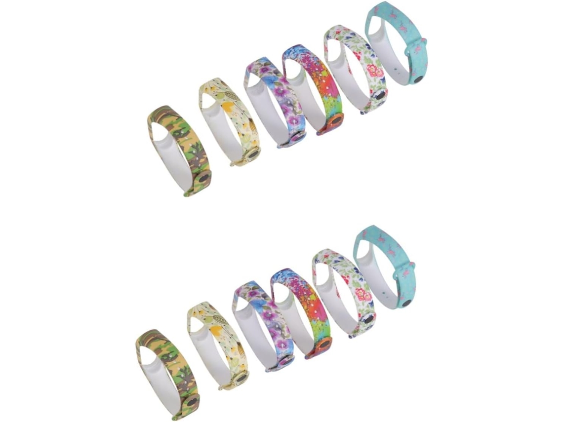 Conjunto De 12 Pulseiras Silicone Para Relógio Inteligente, Com
