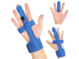 Tirante De Corrección Para Dedos, Tirante Ajustable Para Dedos En Gatillo, Compatíveis Com Dedo Médio, Neopreno E Placa De Aço