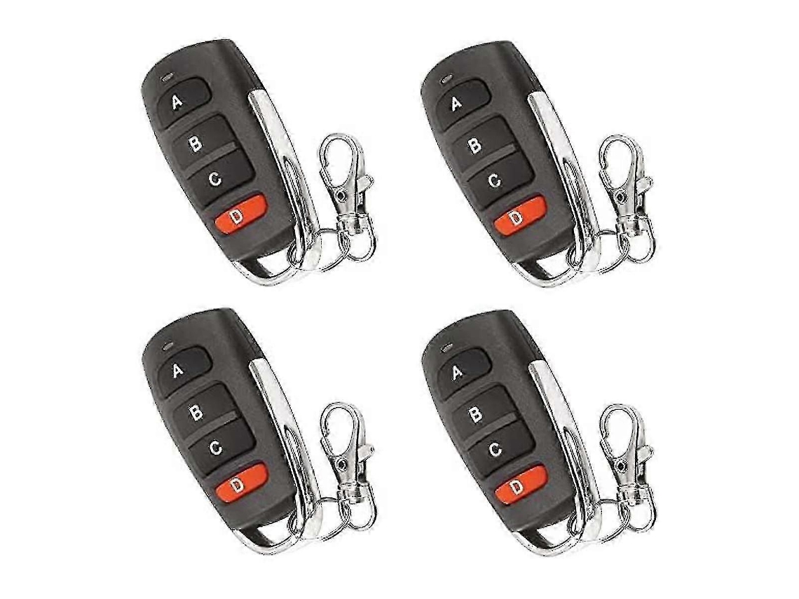 2025 4 Peças Controle Remoto Universal Duplicador Para Porta De Garagem, Controle Remoto Para Portão, Chaveiro De Controle Remoto, Porta De Garag