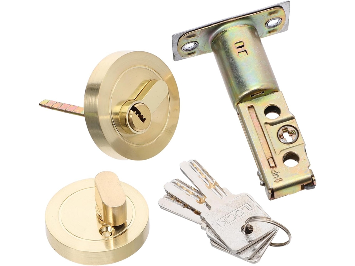 Fechadura De Segurança Com Chave Para Portas De Quarto E Entrada.