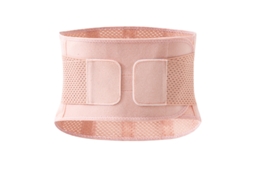 Cinta Lombar, Suporte Respirável, Cinta Abdominal Compressiva, Rosa, Tamanho G