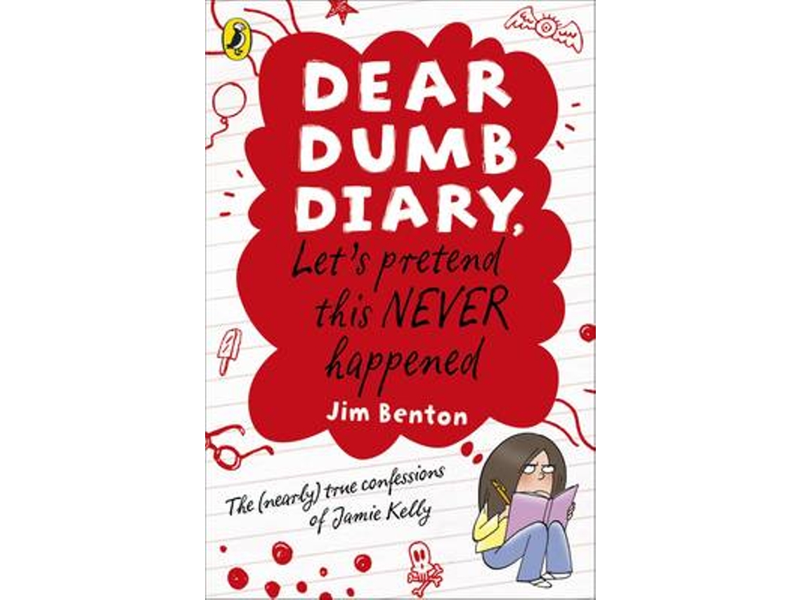 Livro Dear Dumb Diary Lets Pretend This Never de Jim Benton (Inglês)