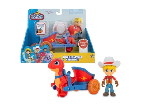 Dino Ranch Veh. Jon Amp Blitz Carro Lt Famosap23