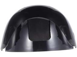 Boné De Beisebol Com Inserção De Plástico Preto E Proteção Respirável.